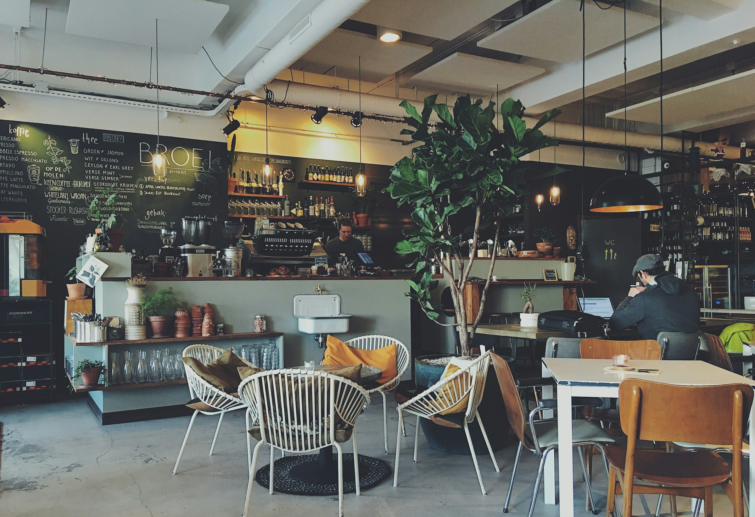 An independent café interior